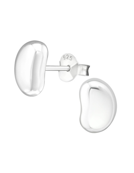 Aros de Plata Bean -