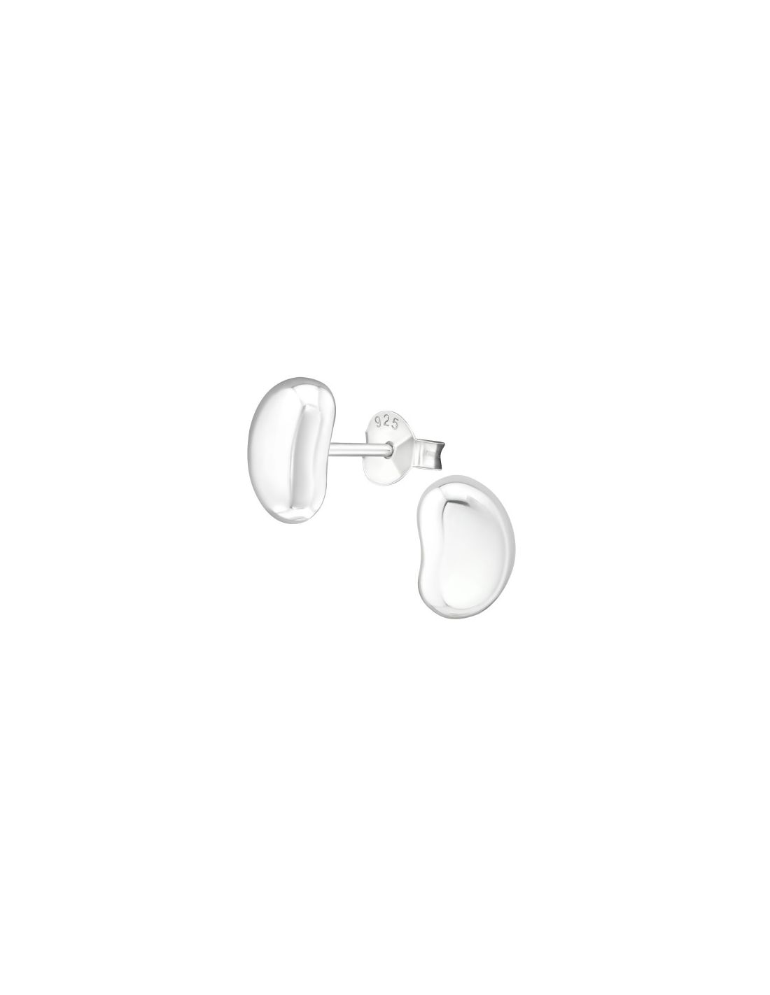 Aros de Plata Bean -