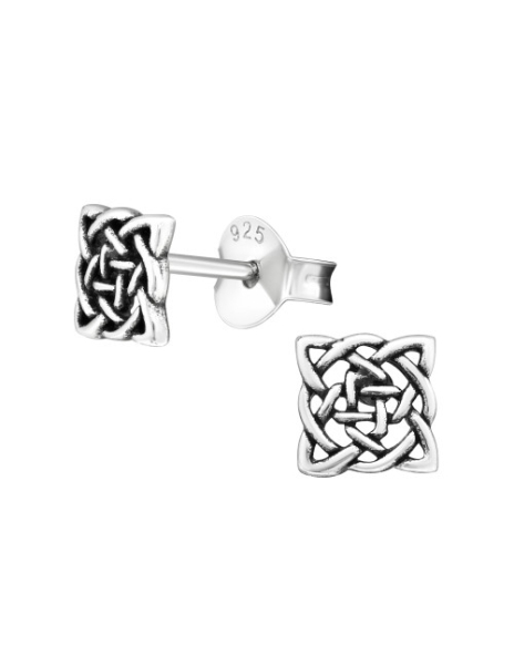Aros de Plata Celtic Knot...