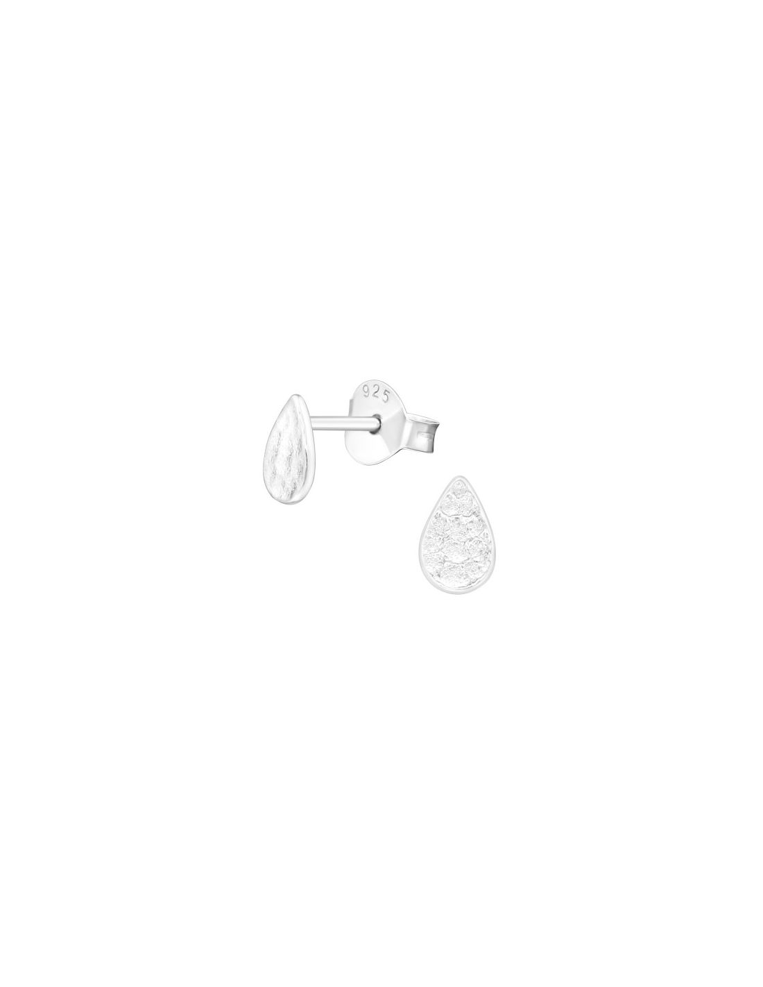 Aros de Plata Pear -