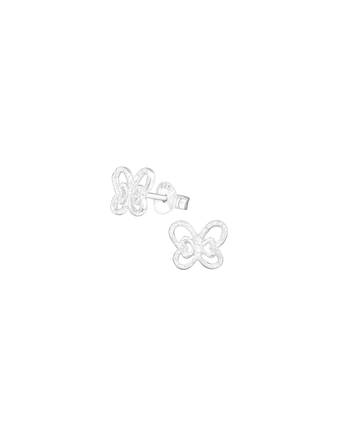 Aros de Plata Butterfly -