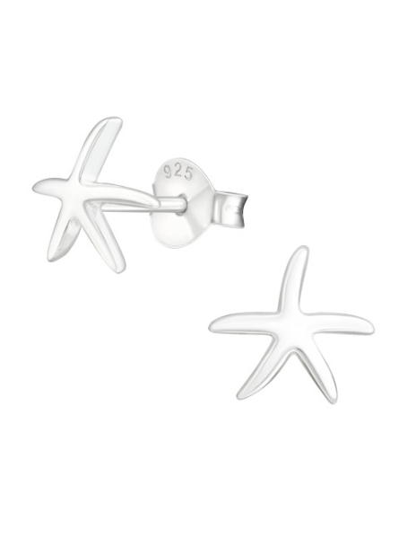 Aros de Plata Starfish -