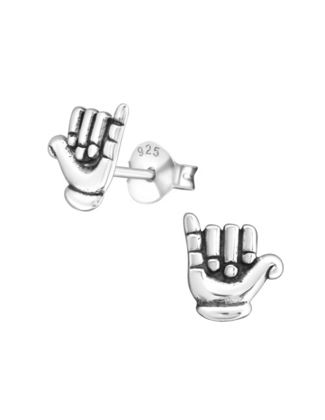 Aros de Plata Hand -