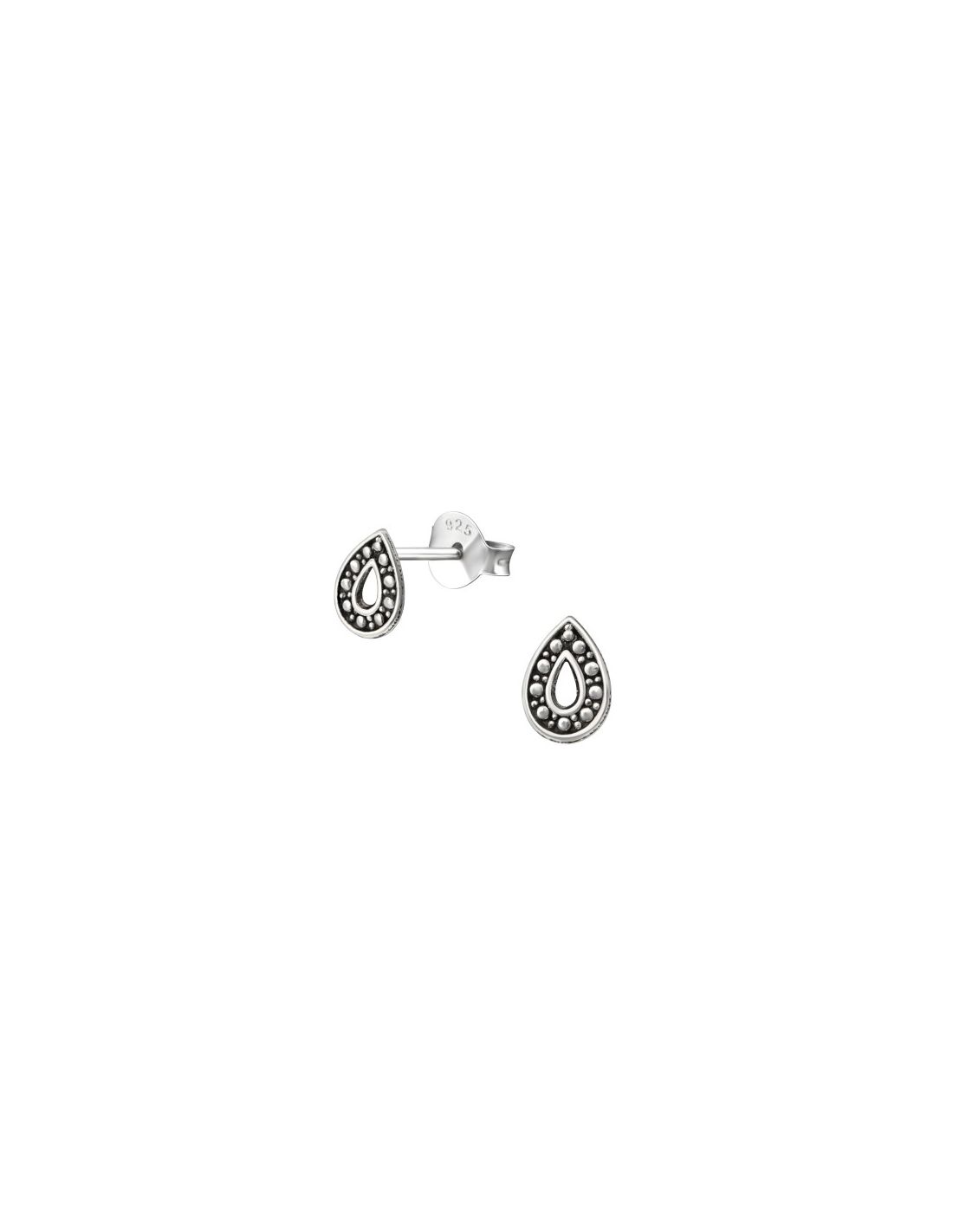 Aros de Plata Drop -