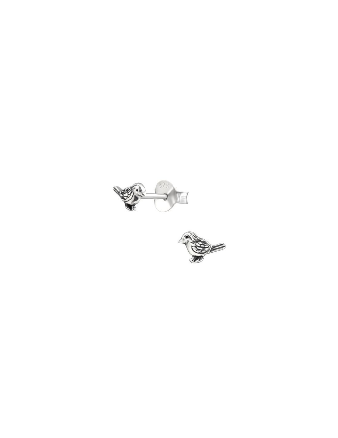Aros de Plata Bird -