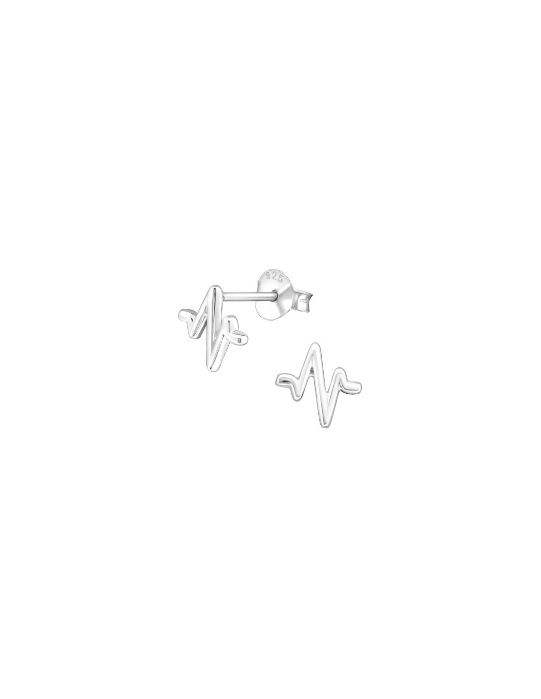 Aros de Plata Heartbeat -