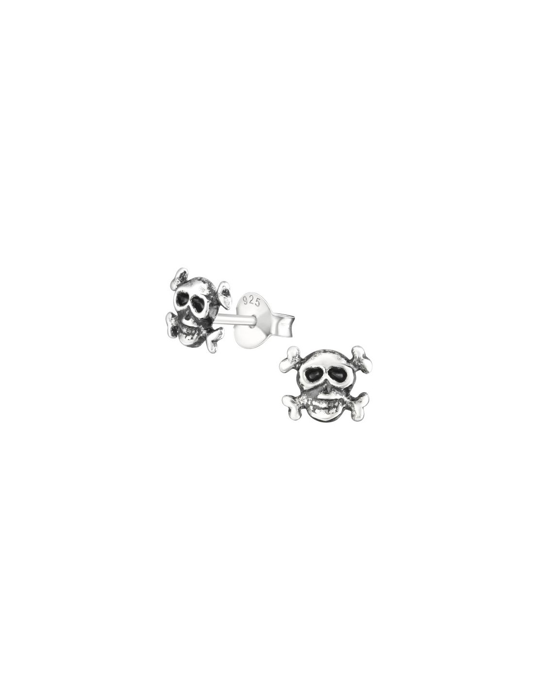 Aros de Plata Skull -
