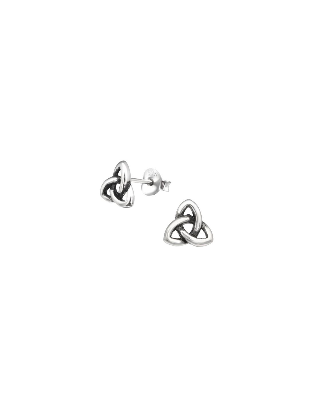 Aros de Plata Celtic Knot -