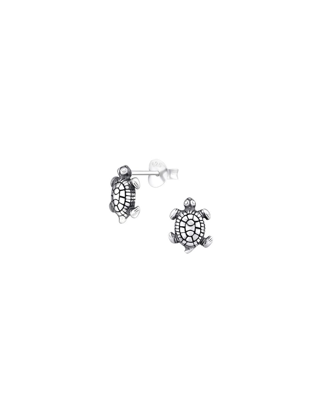 Aros de Plata Turtle -