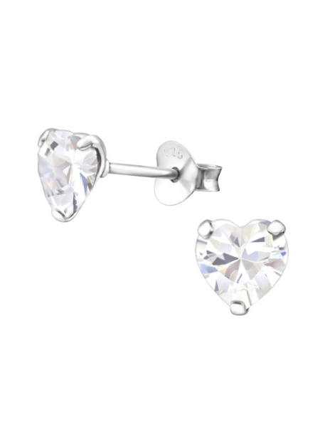 Aros de Plata Heart 6Mm CZ... 2