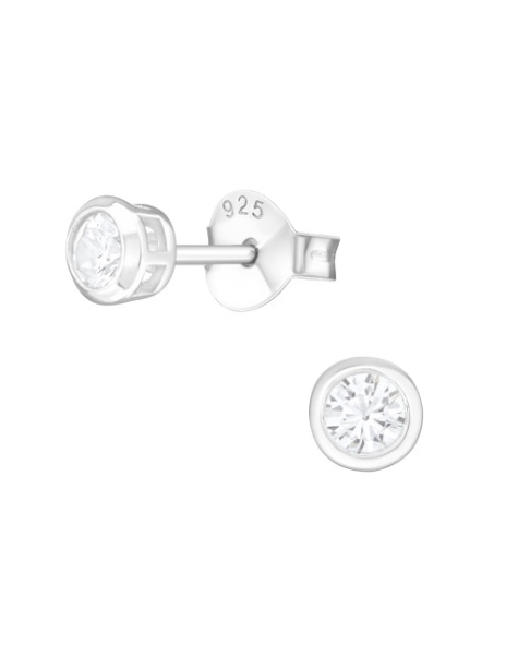 Aros de Plata Round 3Mm CZ... 2