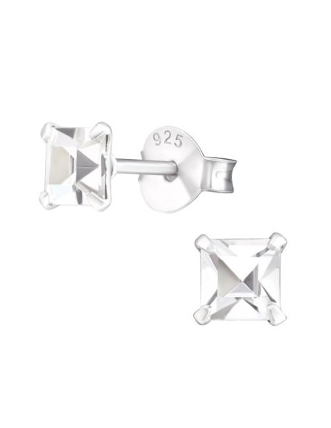 Aros de Plata Square 4Mm... 2