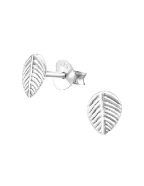 Aros de Plata Leaf - 2