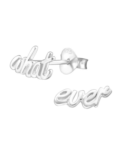 Aros de Plata "What Ever" -