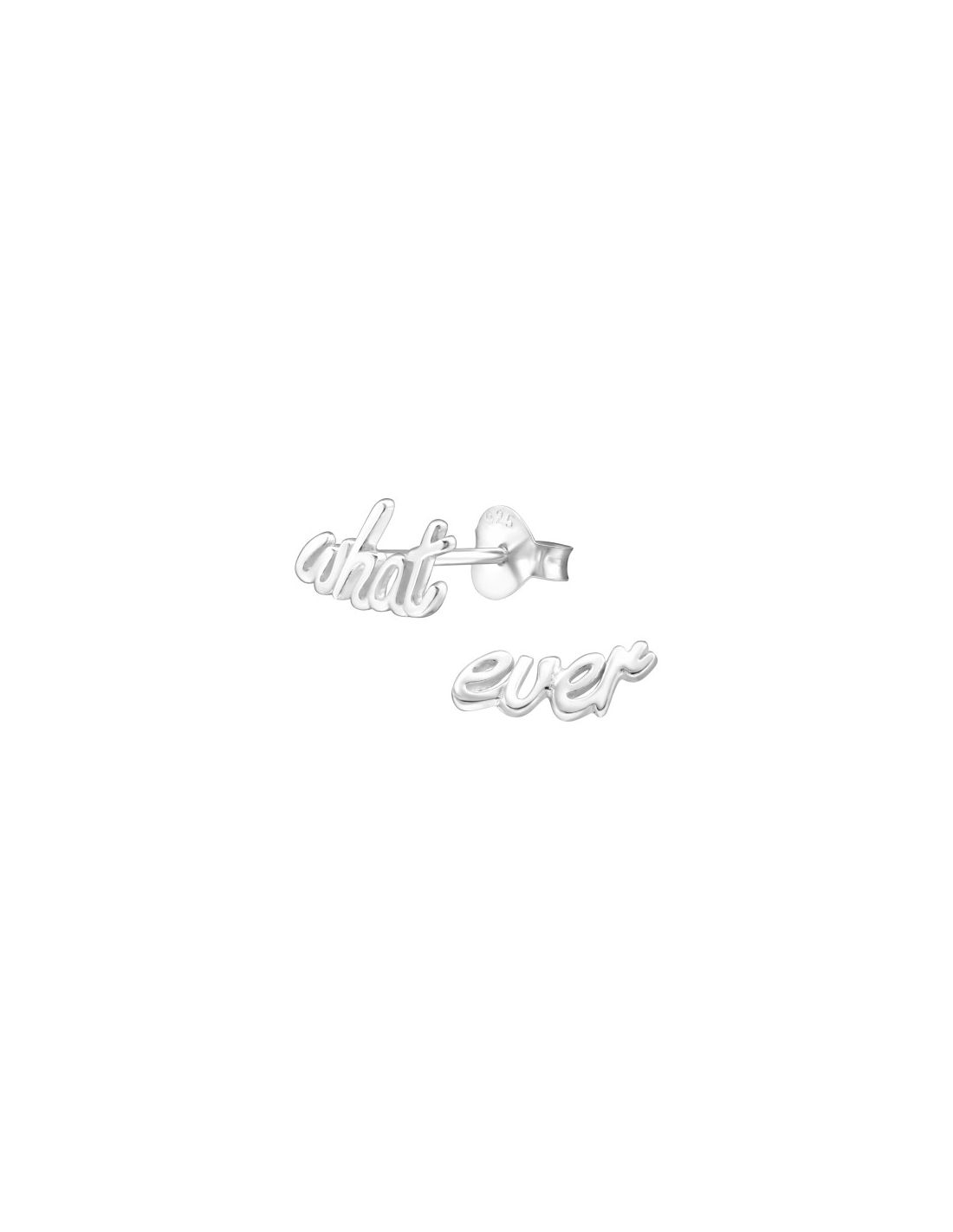 Aros de Plata "What Ever" -