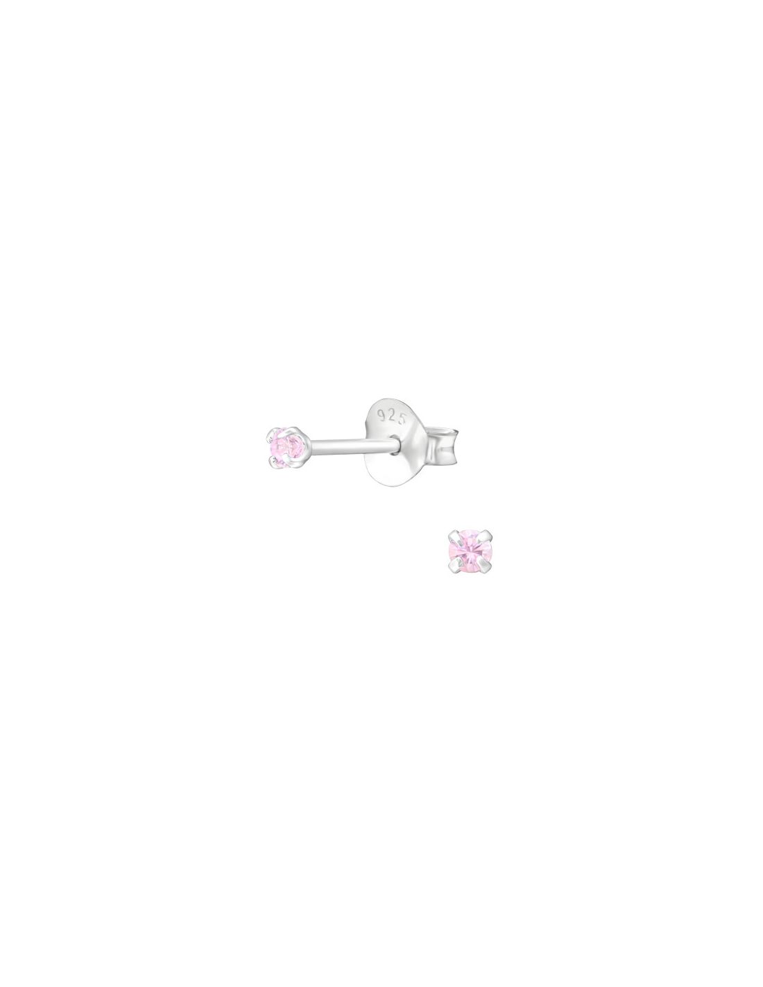 Aros de Plata Round 2Mm October - CZ...