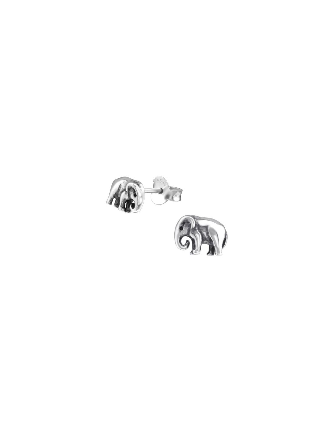 Aros de Plata Elephant -