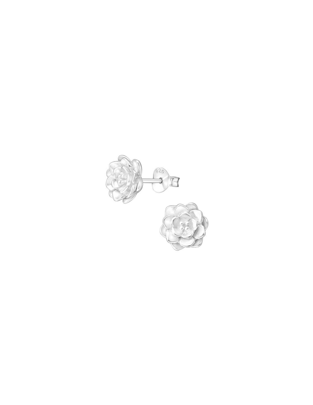 Aros de Plata Lotus -