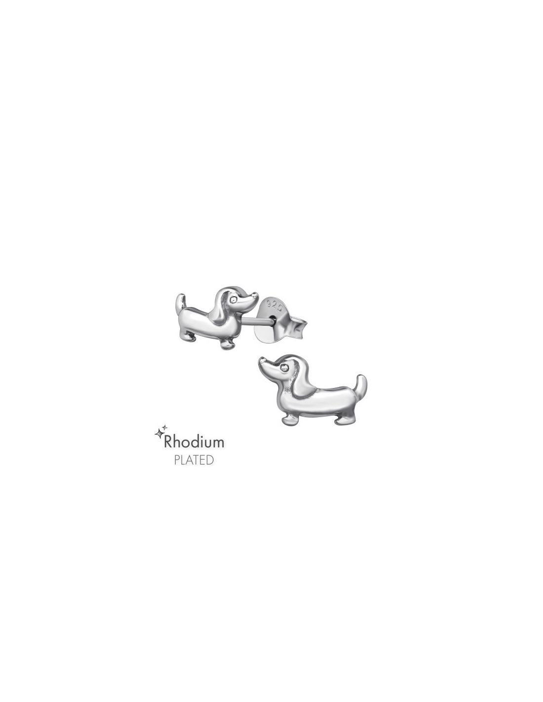Aros de Plata Dachshund -