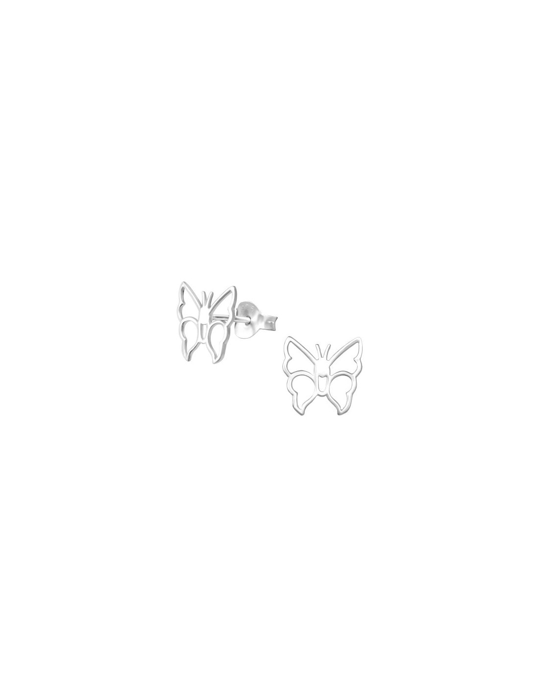 Aros de Plata Butterfly -