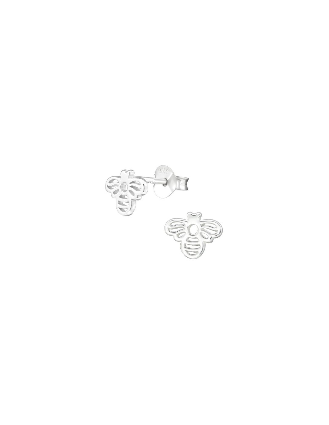 Aros de Plata Bee -