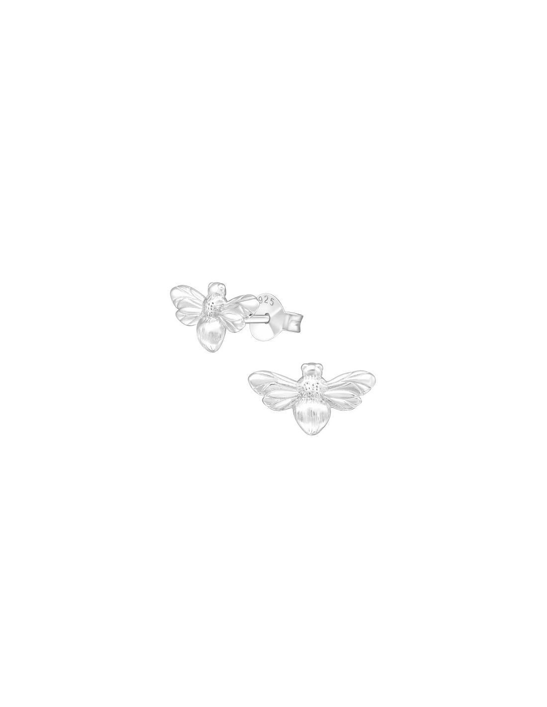 Aros de Plata Bee -