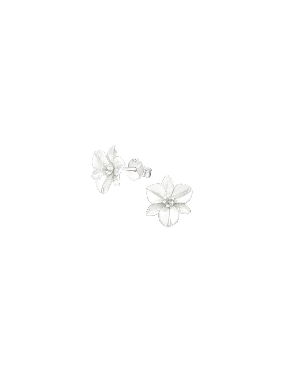 Aros de Plata Flower -