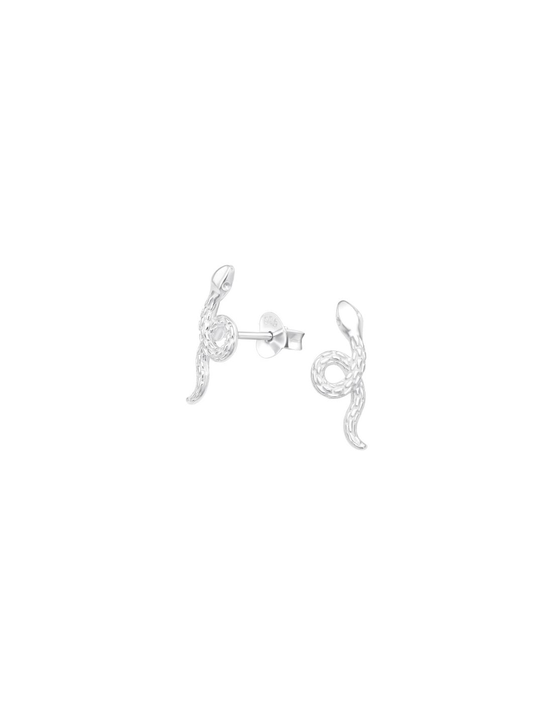 Aros de Plata Snake -