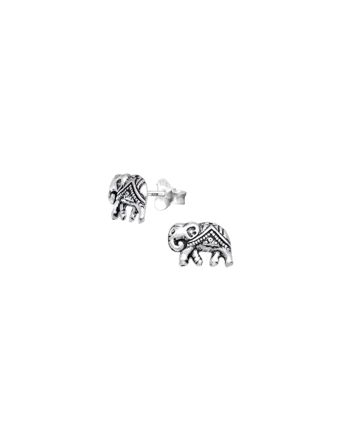 Aros de Plata Elephant -