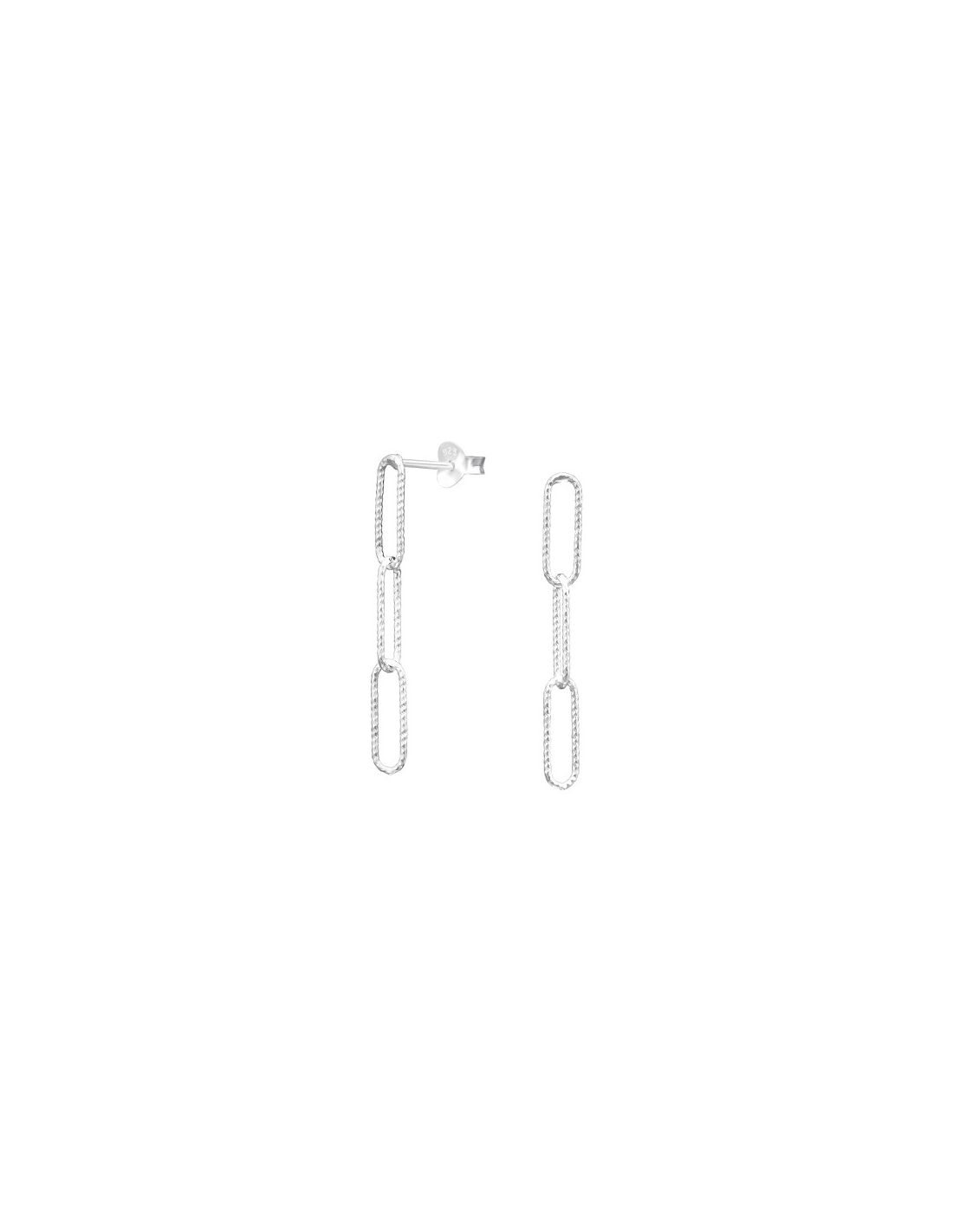 Aros de Plata Chain Links -