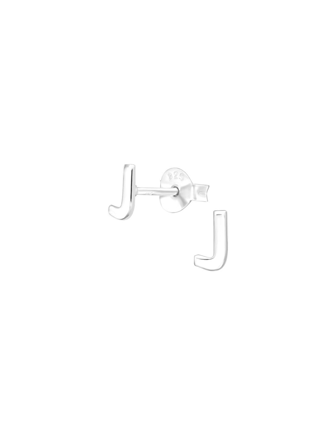 Aros de Plata "J" -