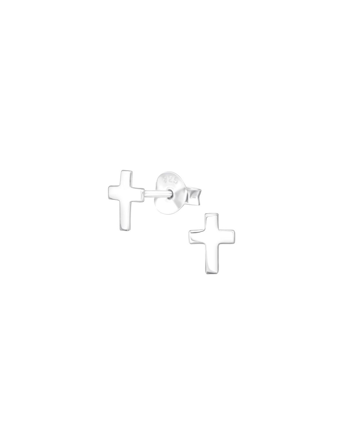 Aros de Plata Cross -