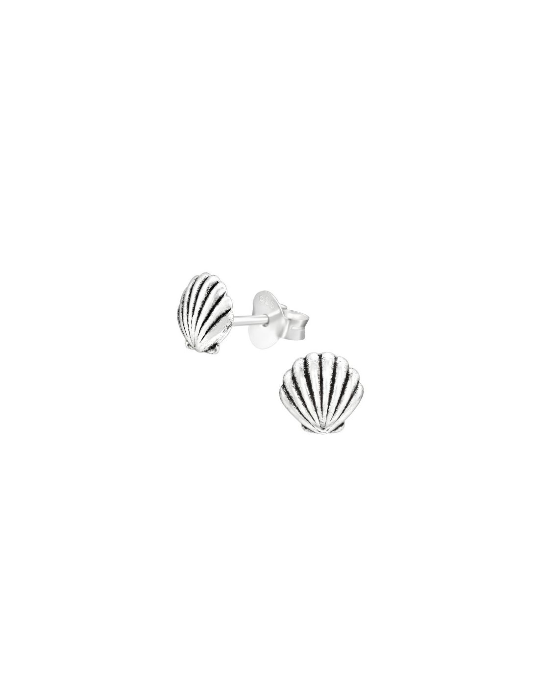Aros de Plata Shell -