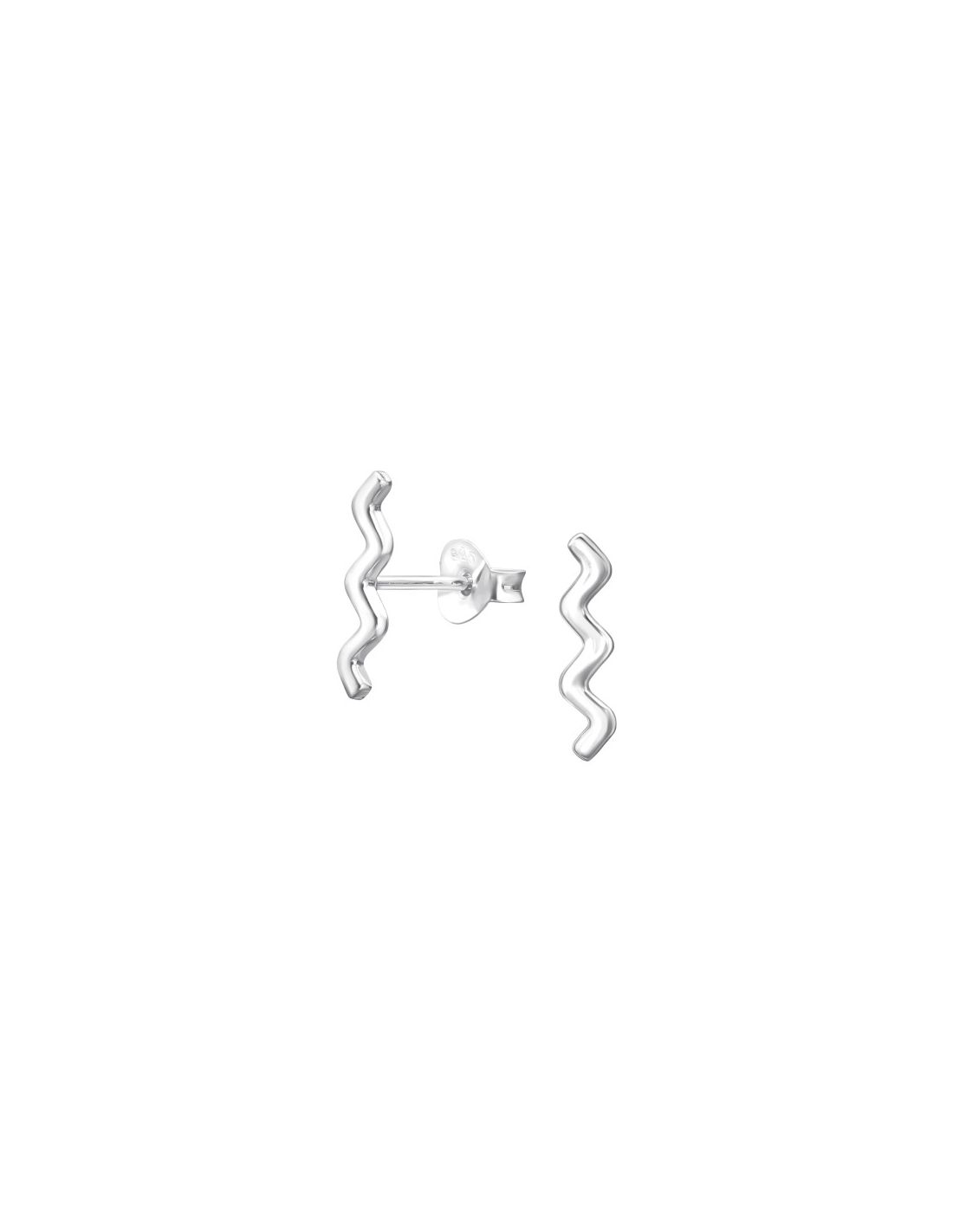 Aros de Plata Wave -