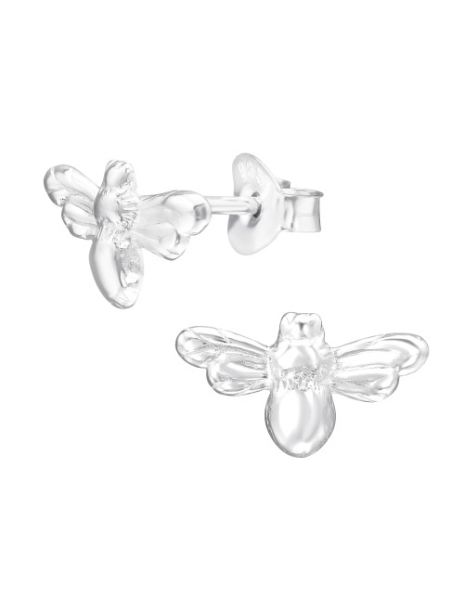 Aros de Plata Bee -