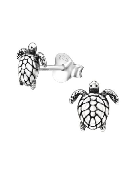 Aros de Plata Turtle -