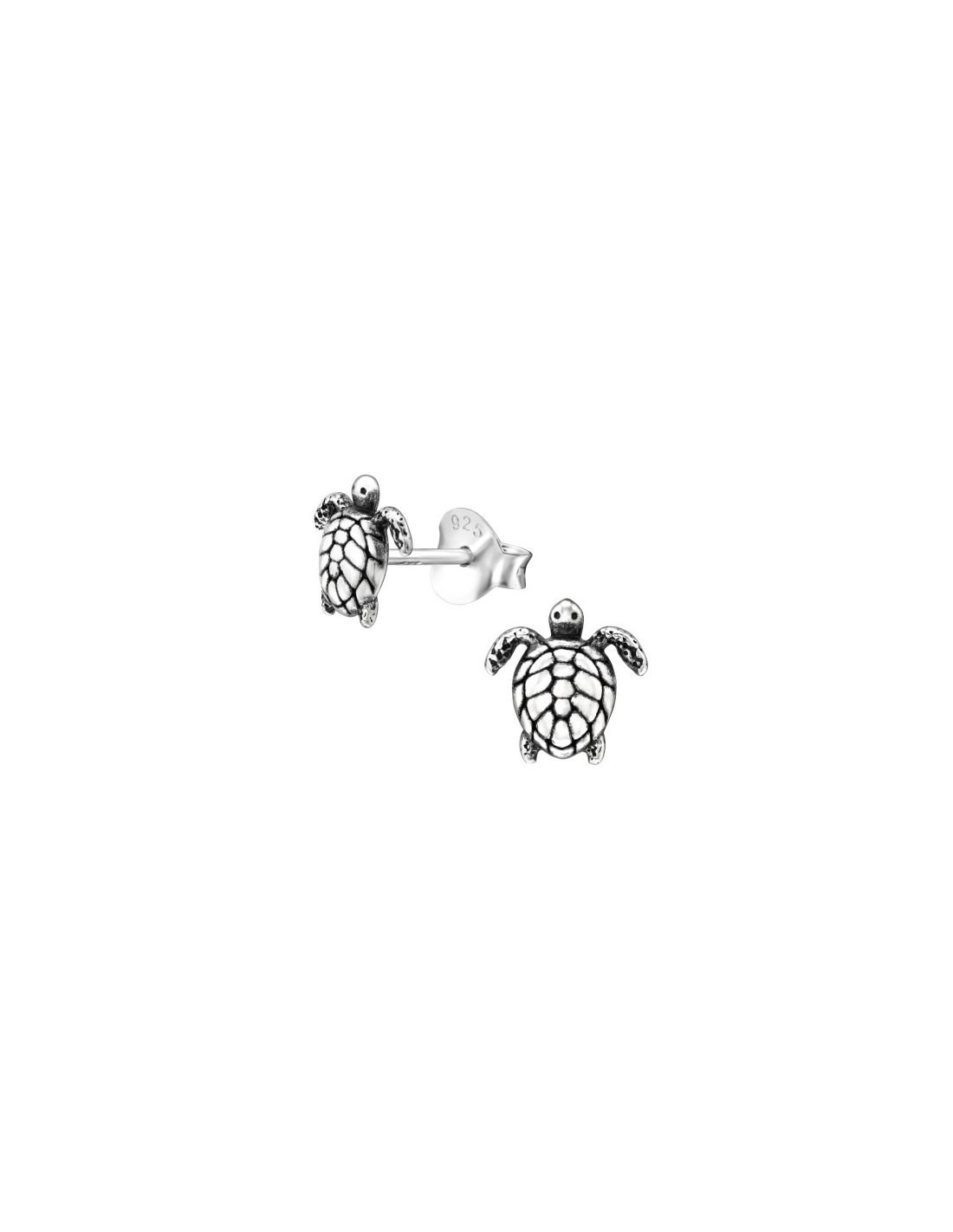 Aros de Plata Turtle -