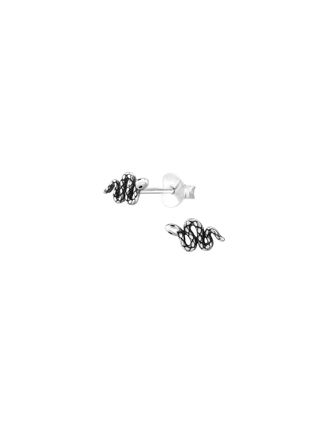 Aros de Plata Snake -