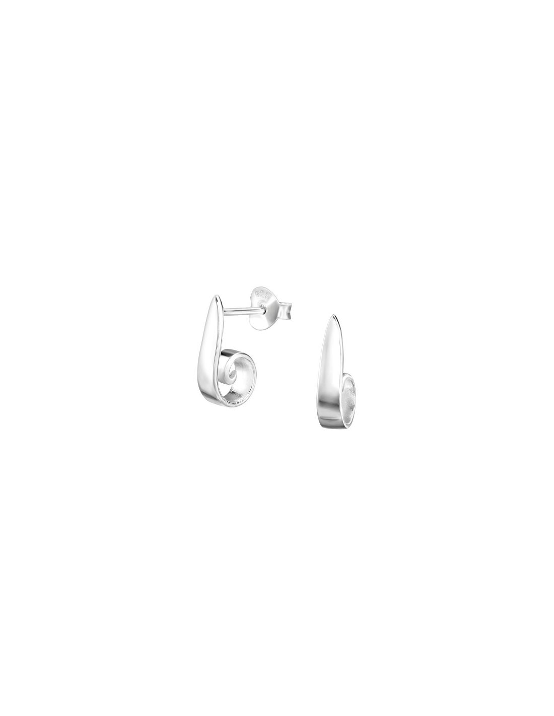 Aros de Plata Curved -