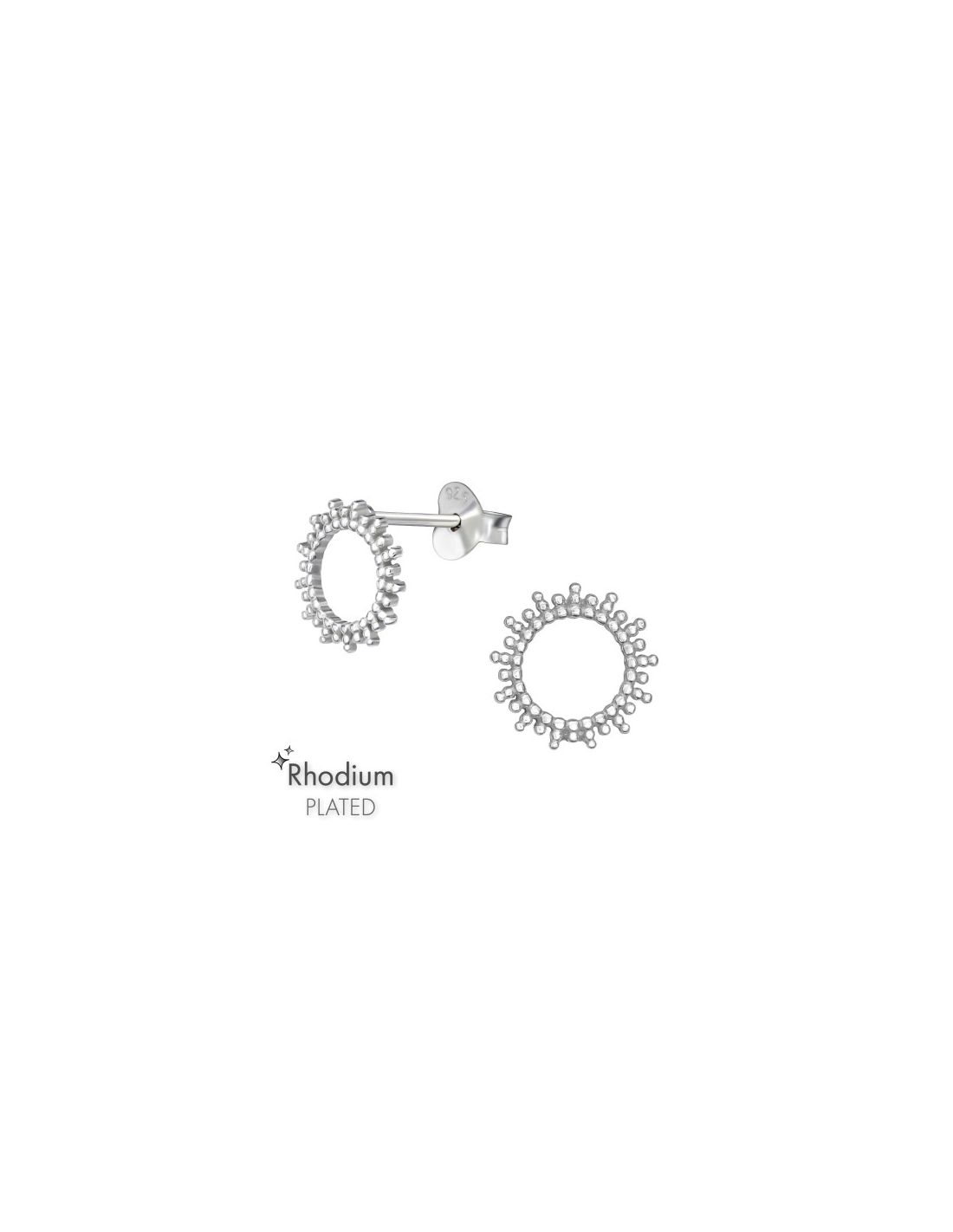 Aros de Plata Sun -