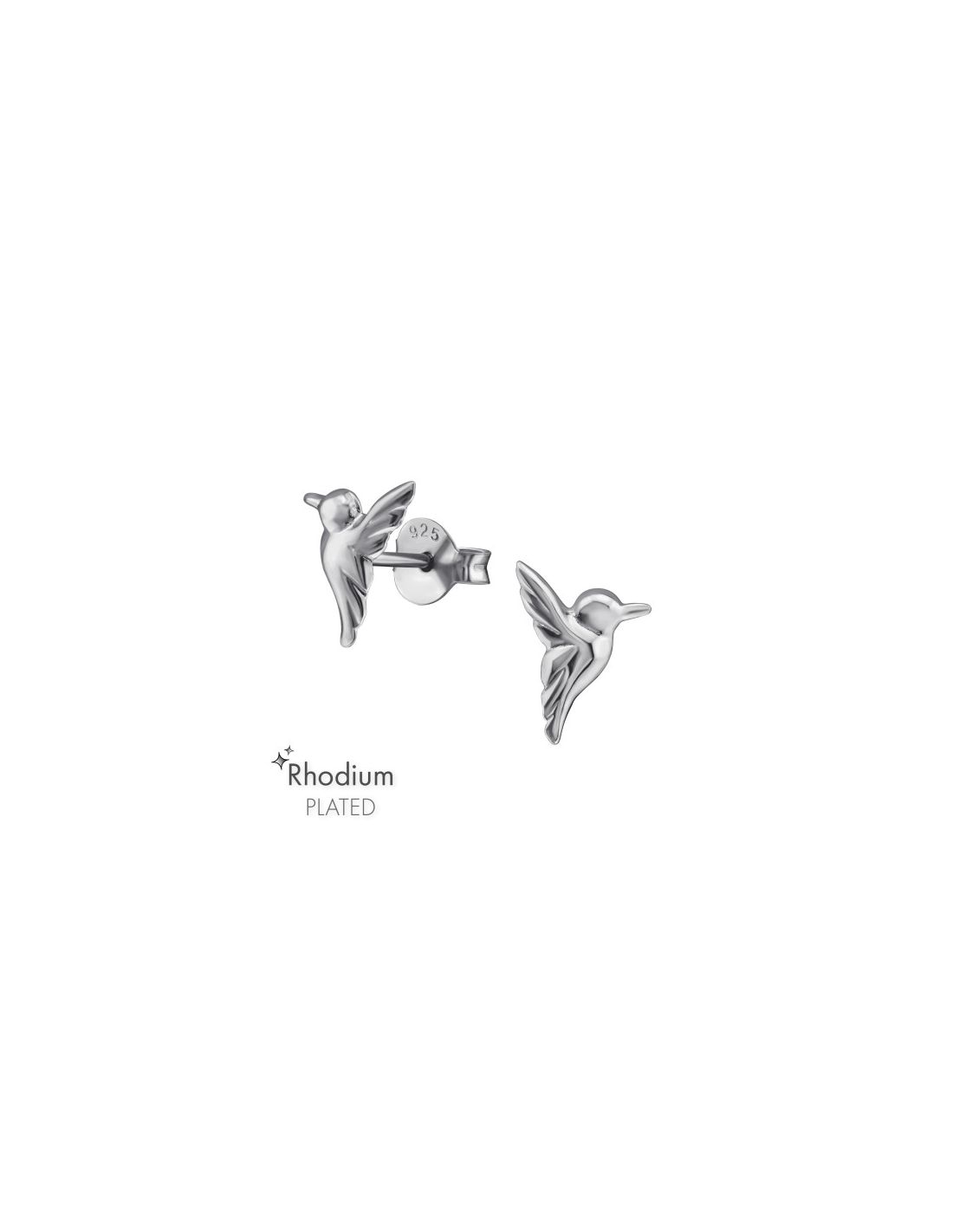 Aros de Plata Bird -