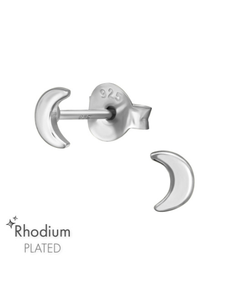 Aros de Plata Moon -