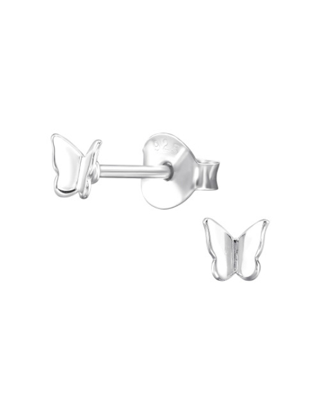 Aros de Plata Butterfly -