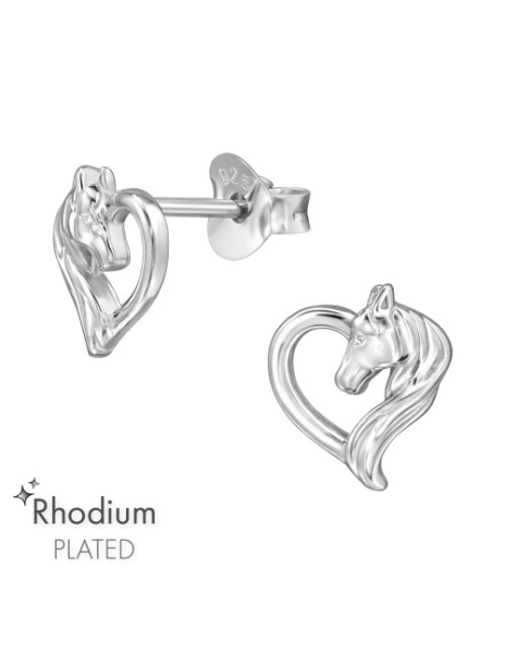 Aros de Plata Horse Lover...