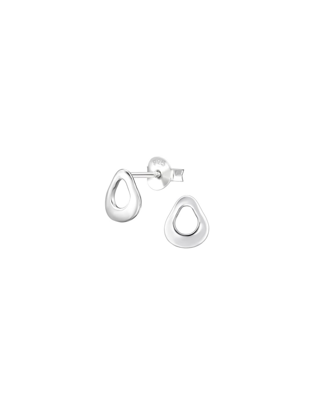 Aros de Plata Cut Open Oval -