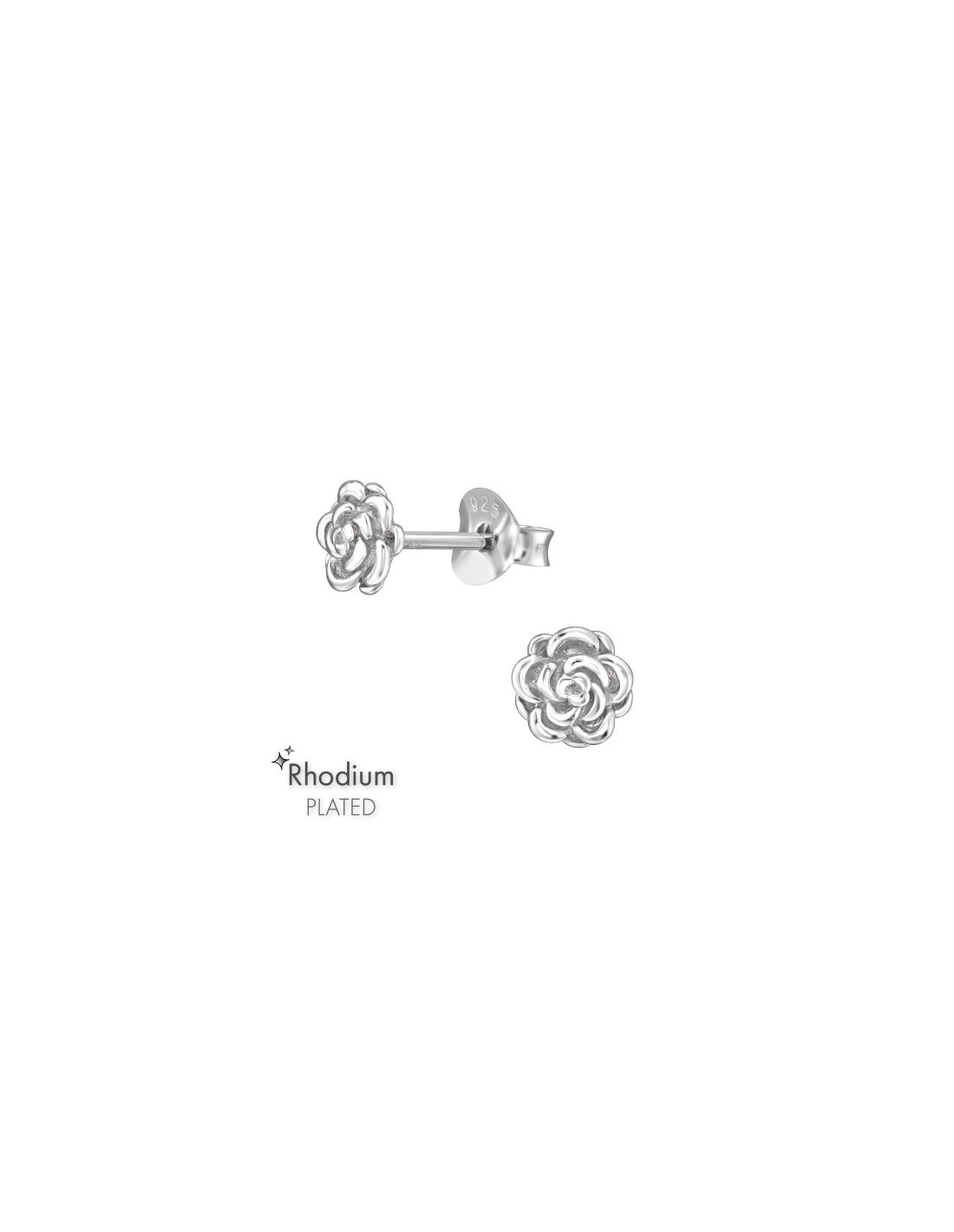 Aros de Plata Rose -