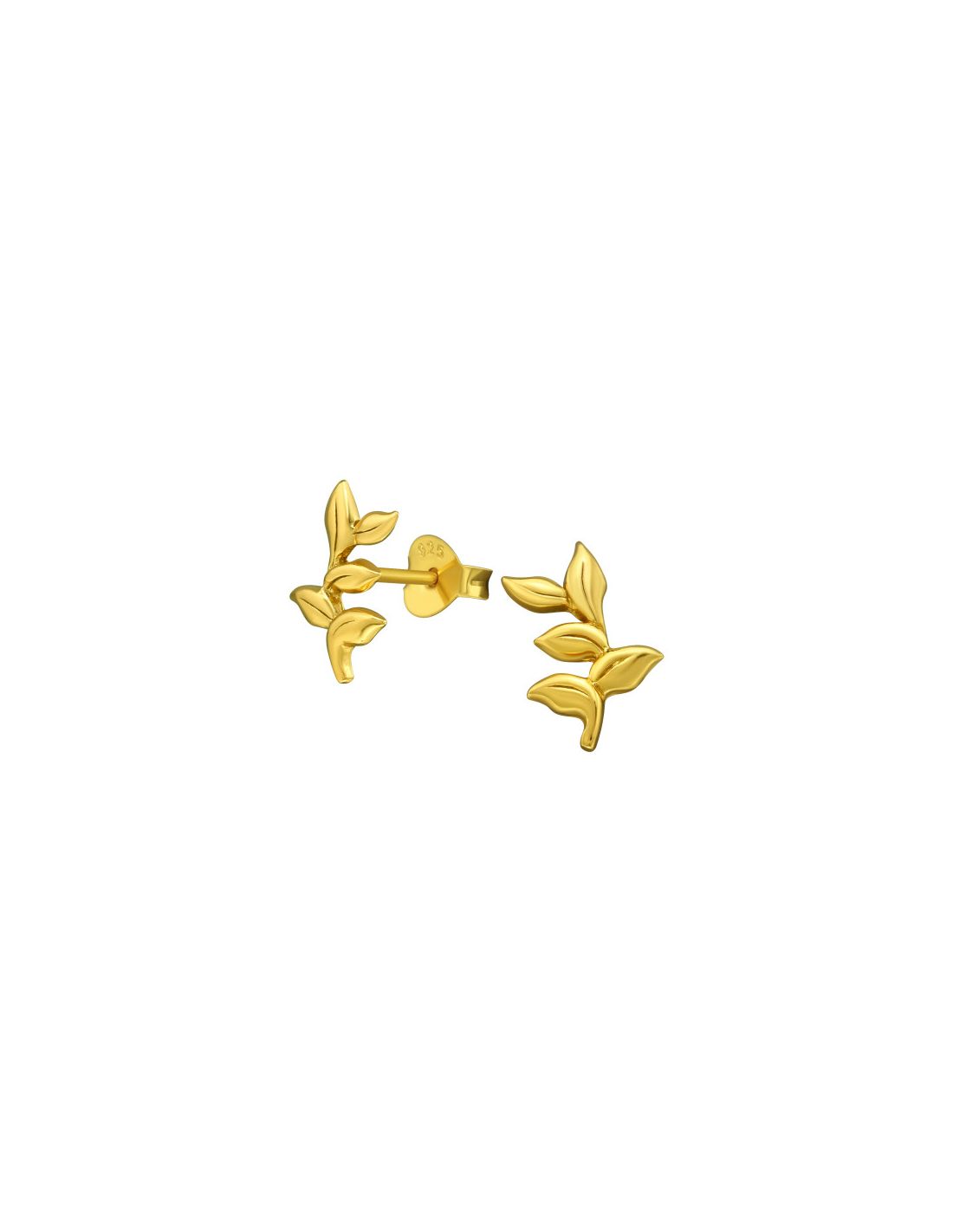 Aros de Plata Bañados en oro 24k...