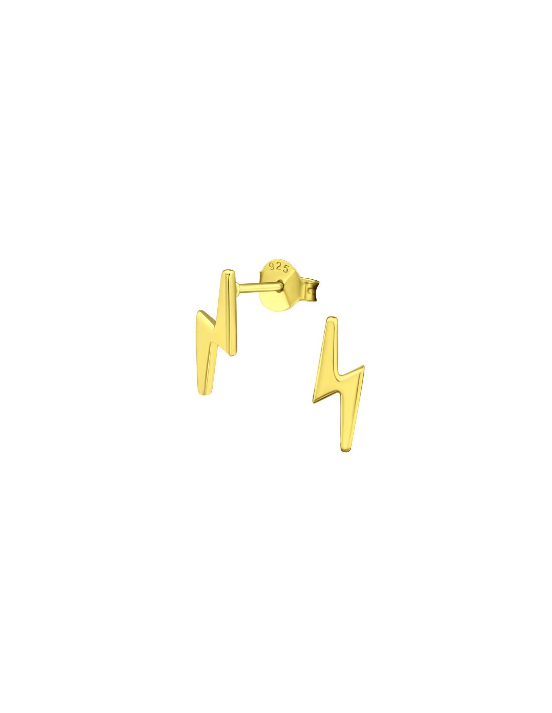 Aros de Plata Bañados en oro 24k...