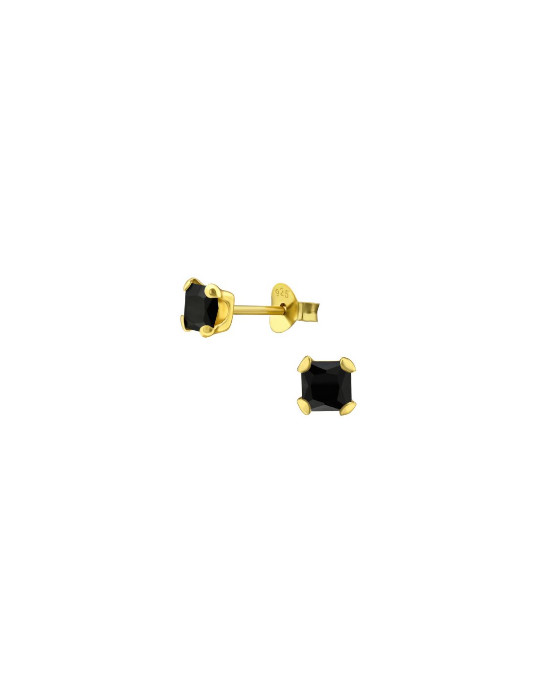 Aros de Plata Bañados en oro 24k...