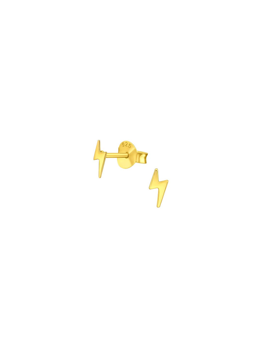 Aros de Plata Bañados en oro 24k...